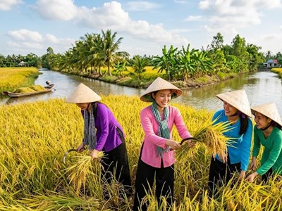 Giá lúa gạo hôm nay 28.5: Lúa thơm giữ giá, gạo phổ thông chịu áp lực giảm