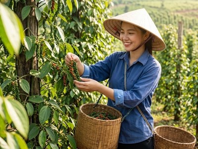 Giá hồ tiêu hôm nay 5.6: Đồng loạt tăng 1.000 đồng/kg trên cả nước