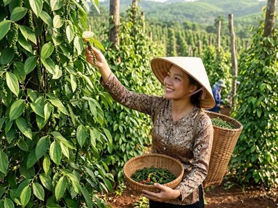 Giá hồ tiêu hôm nay 10.6: Nhiều địa phương tăng 1.000 đồng/kg