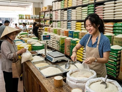 Giá lúa gạo hôm nay 13.6: Gạo nguyên liệu giảm nhẹ, lúa tươi vẫn đi ngang