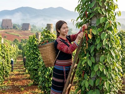 Giá hồ tiêu hôm nay 19.6: Đi ngang, Đắk Lắk giữ đỉnh 140.500 đồng/kg