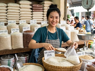Giá lúa gạo hôm nay 1.7.2026: Nội địa đi ngang, gạo xuất khẩu giữ giá
