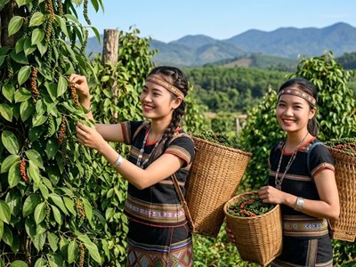 Giá hồ tiêu hôm nay 2.7: Giảm mạnh, có nơi mất tới 4.000 đồng/kg