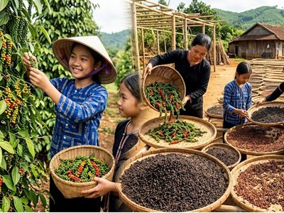 Giá hồ tiêu hôm nay 8.7: Bật tăng trở lại sau nhiều phiên chững giá