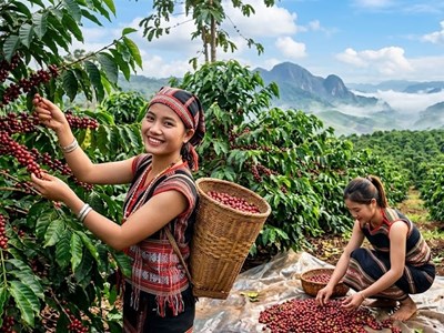 Giá cà phê hôm nay giảm 200 đồng/kg, sàn thế giới đi xuống