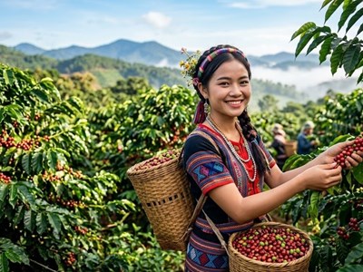 Giá cà phê 17.7.2026 tăng mạnh, cao nhất 98.500 đồng/kg