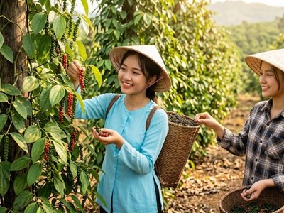 Giá hồ tiêu hôm nay 17.7.2026: Đồng loạt tăng trên cả nước