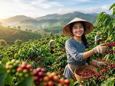 Giá cà phê 18.7.2026 giảm mạnh, thấp nhất 95.700 đồng/kg