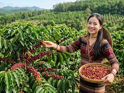 Giá cà phê hôm nay 21.7.2026 tăng 500 đồng/kg, tiến sát mốc 100.000