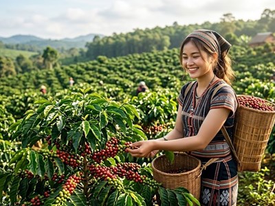 Giá cà phê hôm nay 27.7: Đi ngang quanh mốc 96.000 đồng/kg