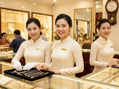 Giá vàng hôm nay 31.7.2026: Vàng SJC tăng, thế giới vượt 4.100 USD