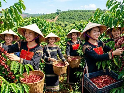 Giá cà phê hôm nay 1.8.2026: Nội địa đi ngang, thế giới tăng