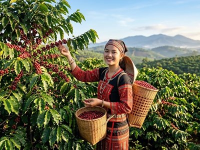 Giá cà phê hôm nay 5.8.2026 giảm nhẹ, cao nhất 96.500 đồng/kg