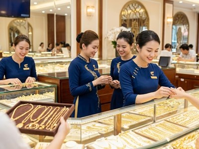Giá vàng hôm nay 7.8.2026: SJC tăng 900.000 đồng, vàng thế giới rung lắc mạnh