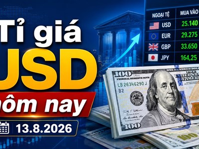 Tỉ giá USD hôm nay 13.8: Đồng bạc xanh lấy lại đà tăng