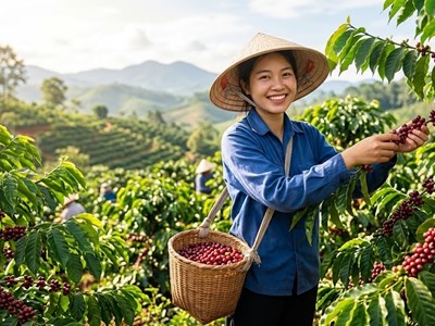 Giá cà phê hôm nay 19.8.2026 tăng mạnh, cao nhất 97.000 đồng/kg