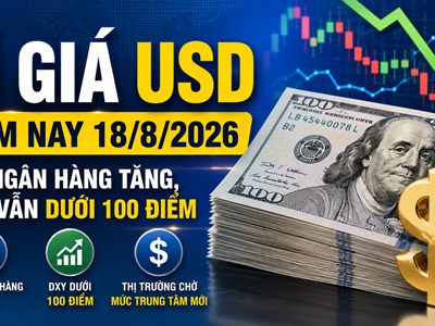 Tỉ giá USD hôm nay 18.8.2026: Vietcombank bán ra quanh 26.400 đồng