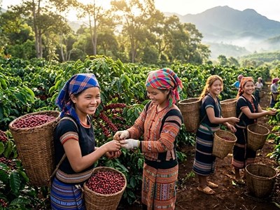 Giá cà phê hôm nay 20.8.2026 tăng mạnh, cao nhất 98.500 đồng/kg