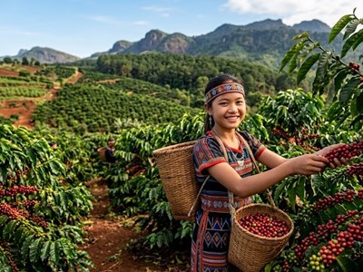 Giá cà phê hôm nay 21.8.2026 giảm trở lại, cao nhất 98.000 đồng/kg