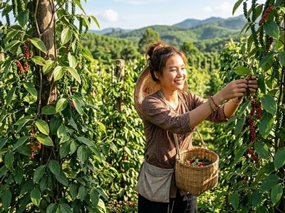 Giá hồ tiêu hôm nay 24.8.2026: Cao nhất 139.000 đồng/kg