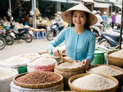 Giá lúa gạo hôm nay 28.8.2026: Gạo nguyên liệu tiếp tục giảm