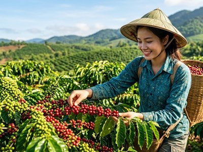 Giá cà phê hôm nay 1.9.2026 bật tăng trở lại tại các vùng trọng điểm