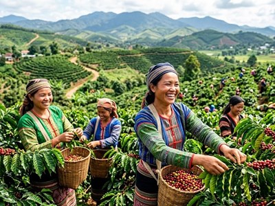 Giá cà phê hôm nay 6.9.2026 bật tăng trở lại tại các vùng trọng điểm