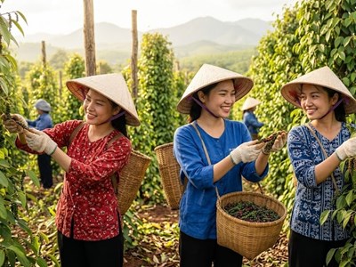 Giá hồ tiêu hôm nay 10.9 giữ vùng cao sau phiên tăng mạnh