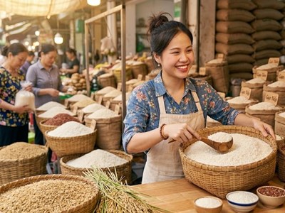 Giá lúa gạo hôm nay 15.9.2026: Lúa thơm giữ giá, gạo nguyên liệu còn yếu