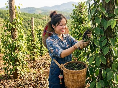 Giá tiêu hôm nay 16.9 chưa biến động, thị trường chờ lực mua mới