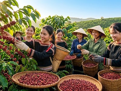 Giá cà phê hôm nay 21.9.2026 đi ngang, cao nhất 93.800 đồng/kg