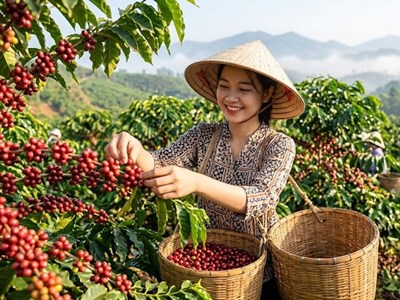 Giá cà phê hôm nay 24.9.2026 đồng loạt giảm 1.000 đồng/kg