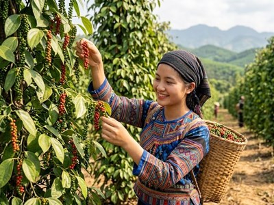 Giá hồ tiêu hôm nay 2.10: Thị trường tiếp tục đi ngang