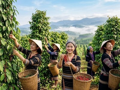 Giá hồ tiêu hôm nay 3.10.2026: Cao nhất 140.500 đồng/kg
