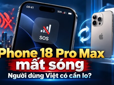 Apple khuyến cáo cập nhật iPhone 18 Pro Max sau sự cố mất kết nối di động