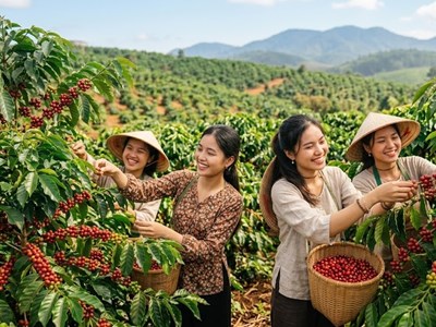 Giá cà phê hôm nay 9.10 lao dốc, Tây Nguyên đồng loạt mất 1.400 đồng/kg