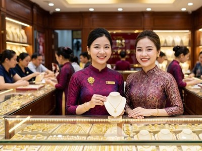 Giá vàng hôm nay 8.10: Vàng thế giới và trong nước đồng loạt giảm