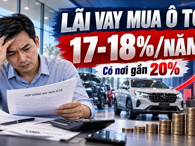 Ô tô giảm cả trăm triệu nhưng lãi vay tăng mạnh: Có nên mua xe trả góp lúc này?