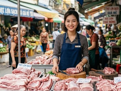Giá heo hơi hôm nay 10.10.2026: Có nơi xuống 51.000 đồng/kg