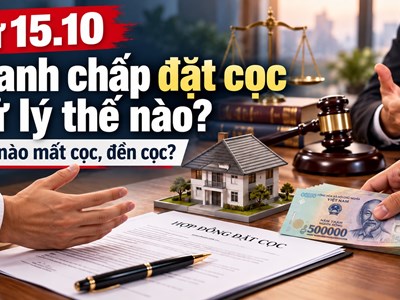 Từ 15.10, tranh chấp đặt cọc được xử lý thế nào, ai phải đền cọc?