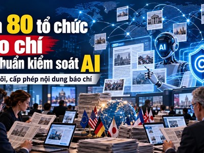 Hơn 80 tổ chức báo chí bắt tay kiểm soát AI sử dụng nội dung