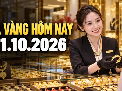 Giá vàng hôm nay 21.10.2026: SJC đi ngang, vàng thế giới lùi nhẹ