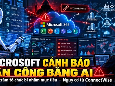 Tin tặc dùng AI tấn công Microsoft 365, có nơi bị chiếm quyền chỉ sau 3 giờ