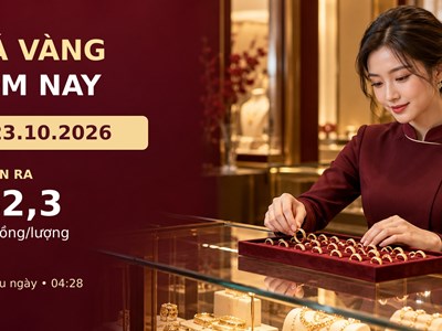 Giá vàng hôm nay 23.10: Thế giới lao dốc, trong nước chờ nhịp mới