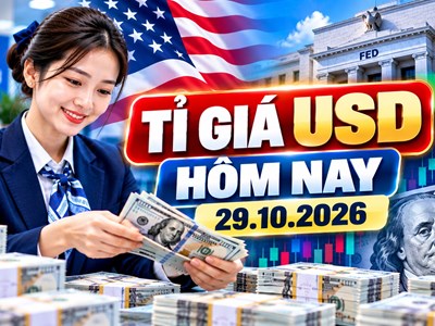 Tỉ giá USD hôm nay 29.10.2026: Fed giữ lãi suất, DXY giảm về 102,15 điểm