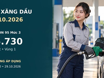 Giá xăng dầu hôm nay 30.10.2026: Bảng mới từ chiều 29.10 đang áp dụng