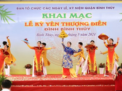 Khai mạc Lễ hội Kỳ yên thượng điền đình Bình Thủy 2024