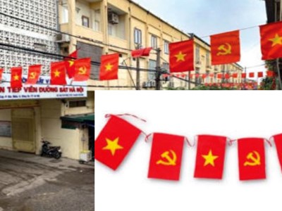 Thực hiện nghiêm việc sử dụng cờ Đảng và hình bản đồ Việt Nam