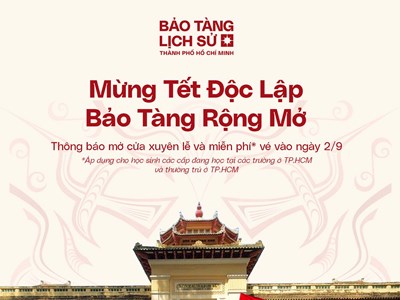 Bảo tàng miễn vé tham quan vào ngày 2.9