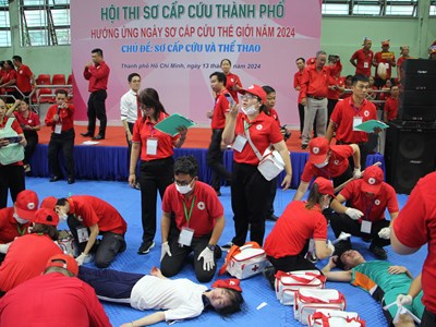 TP.HCM kỷ niệm Ngày Sơ cấp cứu thế giới 2024 